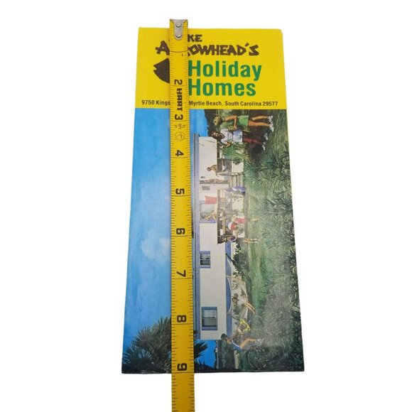 Vintage Brochure Lake Arrowhead Holiday Homes Myrtle Beach  Ephemera Mobile Home - Picture 5 of 6